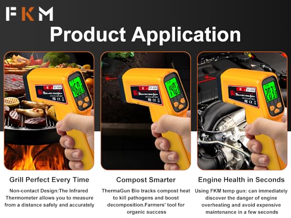 infrared thermometer gun for cooking