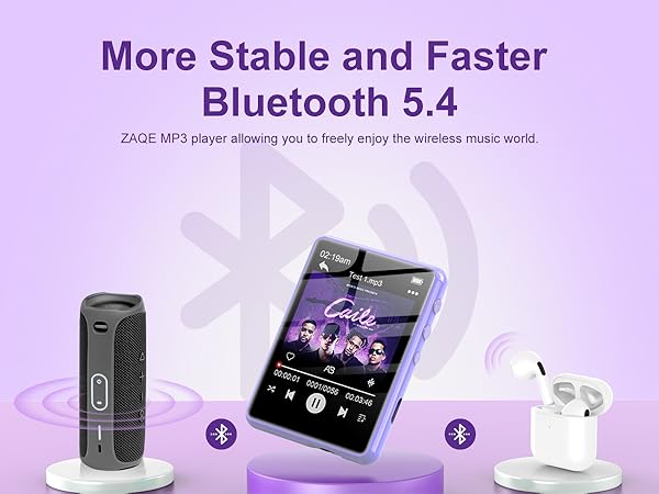 128GB MP3 Player with Bluetooth 5.4