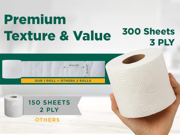Eco Friendly Septic Safe Organic Bath Tissues Sustainable Toilet Paper Compostable - FSC Certified