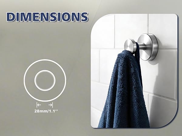 waterproof wall hooks for hanging bathroom vanity accessories robe holder nickel suction cup hooks
