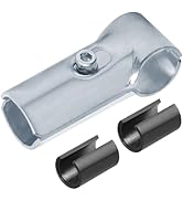 Fanmao 10 Sets T Pipe Connectors Tee Clamps, Fits 3/4" EMT Directly, Includes Adapter Shims for 1...