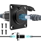 Waterproof RJ45 Pass Through Wall Socket for Starlink Gen3/ Mini, CAT6 Ethernet Female to Female ...