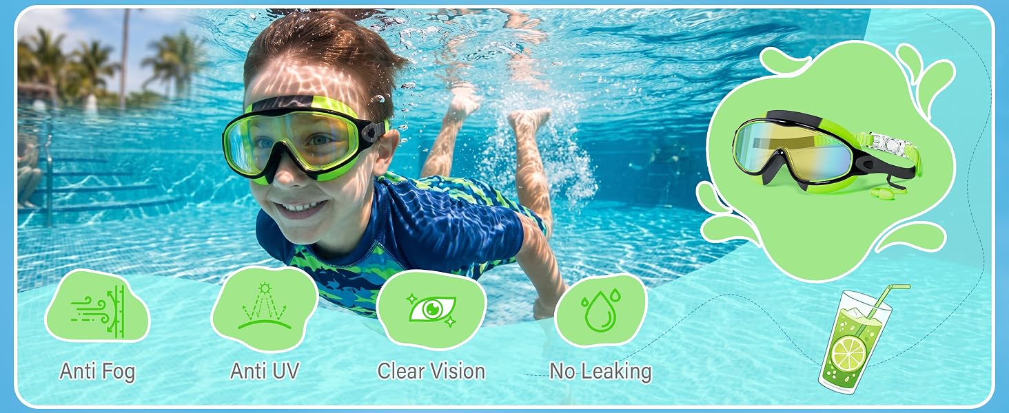 kids swim goggles