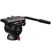 IFOOTAGE Video Tripod Head Fluid Drag Pan Head for DSLR Cameras, Camcorder, Monopod and Tripods