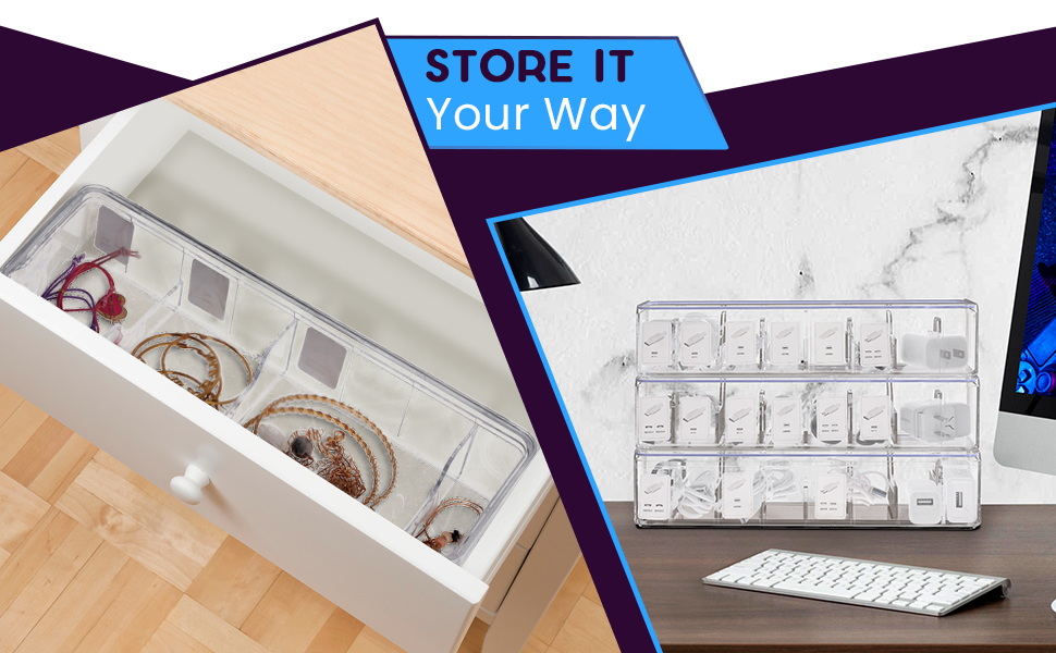 Cord Storage Box, Cord Organizer Box