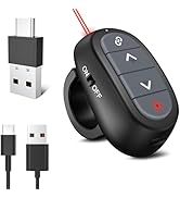 Presentation Clicker for PowerPoint Presentations, Laser Pointer Wireless Presenter Remote, Proje...