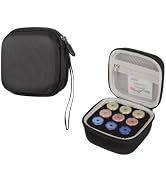 Ishqyn Peptide Case for Fridge Insulin Fridge Storage Case 9 Slot Organizer for Standard 1ml 3ml ...