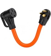 PLIS NEMA 6-50P to 14-50R EV Charger Adapter Cord, STW 6AWG 50 Amp 240V1250 Volts, 3-Prong Welder...