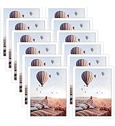CRUGLA 12 Packs 8.5x11 Magnetic Picture Frames for Refrigerator Locker, 8.5 by 11 Photo Certifica...