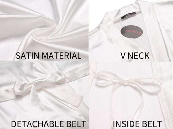 silk robe for women
