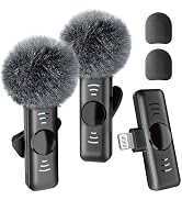 Lumasphere Mini Mic Pro Wireless Microphone for iPhone, iPad, Android, Lavalier Microphone for Vi...