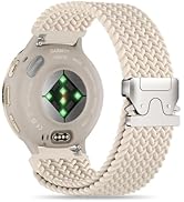 Braid Nylon 22mm Compatible with Garmin Venu 3 Watch Band, Venu 4 45mm/Venu 2, Soft Loop Fabric S...