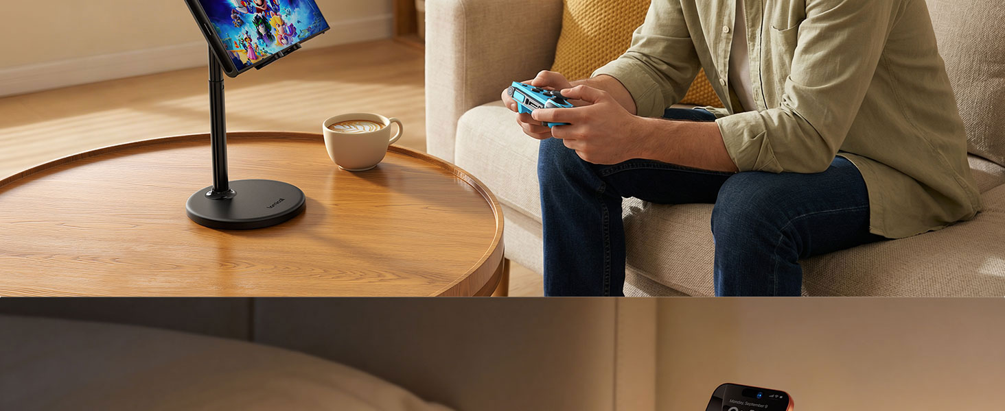 vertical phone stand cell phone stand holder for desk iphone 17 16 15 14 13 pro max air video
