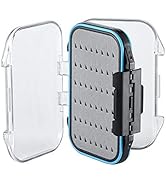 Gonex Fly Boxes for Fly Fishing Jig Boxes Two-Sided Waterproof Lightweight Fly Fishing Box Easy G...