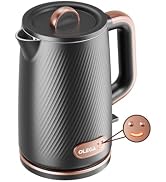 OLEGA Electric Tea Kettle: 1200W Fast Boil Electric Water Kettles 1.5L | Stainless Steel Kettle; ...
