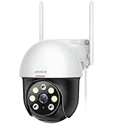 2K Security Cameras Outdoor, DEKCO WiFi Surveillance & Security Camera Pan & Tilt 360° View, 3MP ...