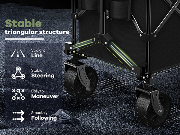 Hikemoon stable sturdy triangular structure
