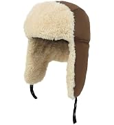 Windproof Suede Trapper Hat Cozy Plush Russian Ushanka Hat with Ear Flaps, for Men & Women