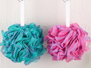 shower pouf