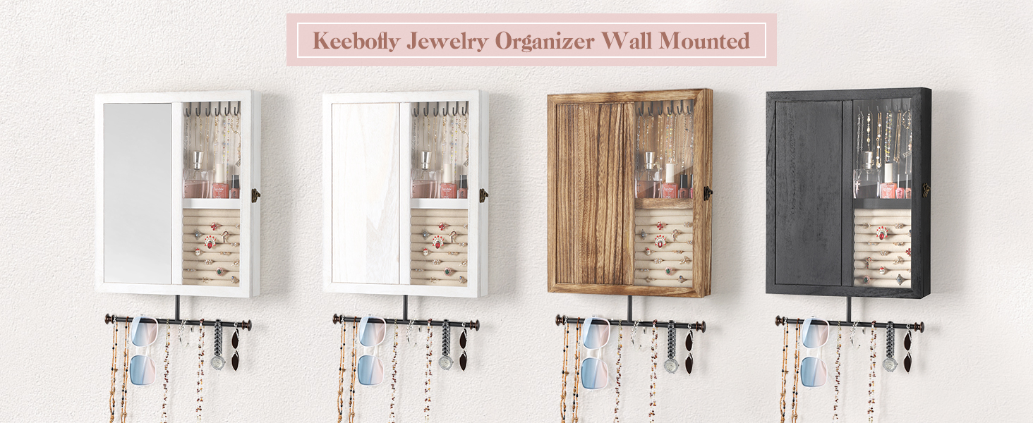 Wall Mounted Jewelry Organizer