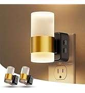 L LOHAS LED Night Light,Night Lights Plug into Wall,Dusk to Dawn Sensor,3000K Soft White,Brightne...
