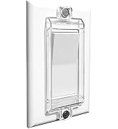 Magnetic Light Switch Guards, ILIVABLE Light Switch and Outlet Cover for Flat Modern Switches (Cl...