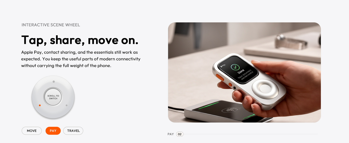 Tap, share, move on.