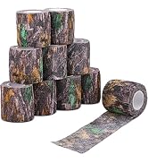 DROK 4/10 Roll Camo Tape Wrap, Camouflage Self-Adhesive Camo Stick Bandage for Outdoor Sports Cli...