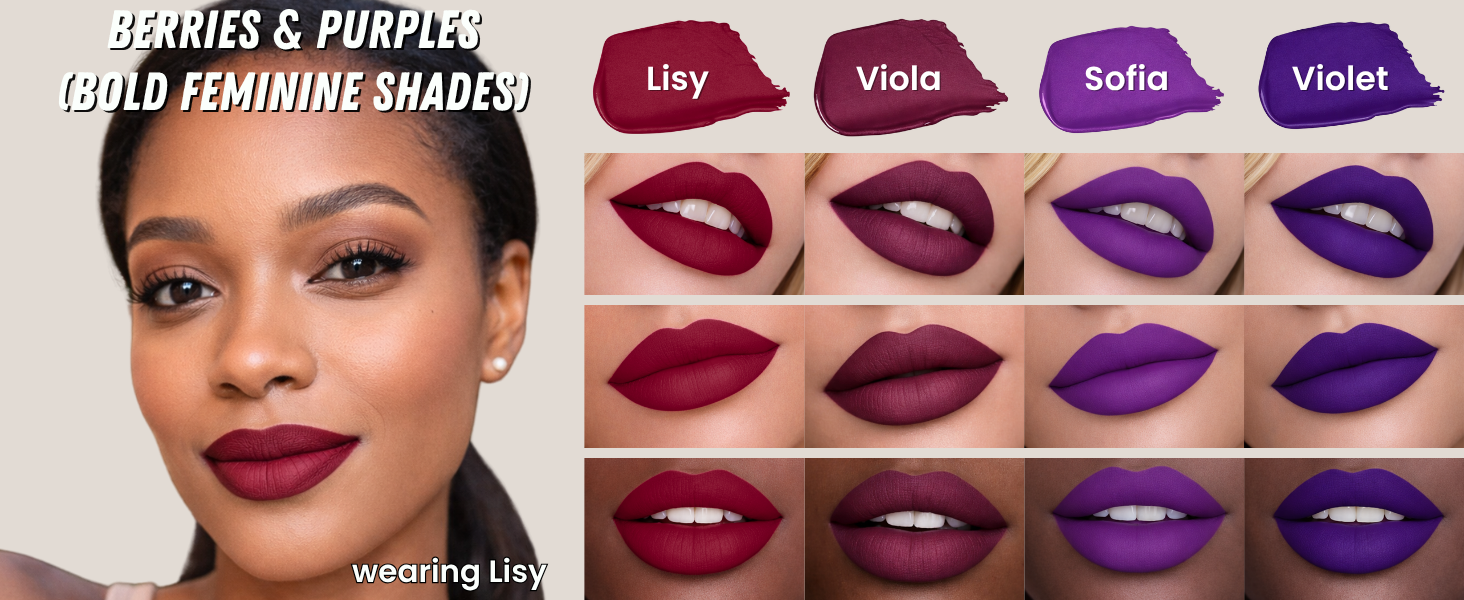 Berries & Purples - Bold feminine shades