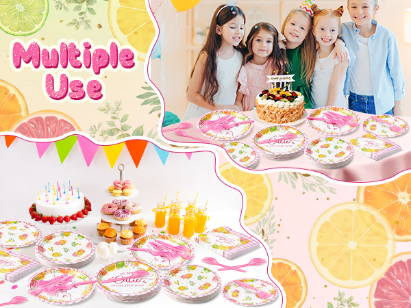 96Pcs Little Cutie Baby Shower Party Plate Supplies