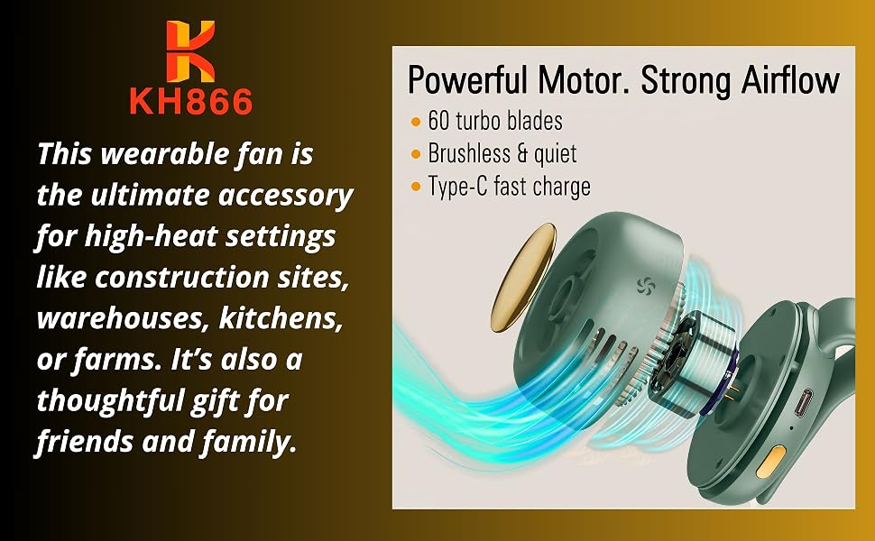 Portable Rechargeable Mini Whirlwind Fan