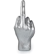 DS. DISTINCTIVE STYLE Middle Finger Statue Joke Gifts 7.9 Inch Funny Desk Decor Resin Decoration