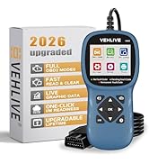 V860 Scanner for Car and Trucks, OBD2 Diagnostic Tools and Code Reader for Engine Check, Battery ...