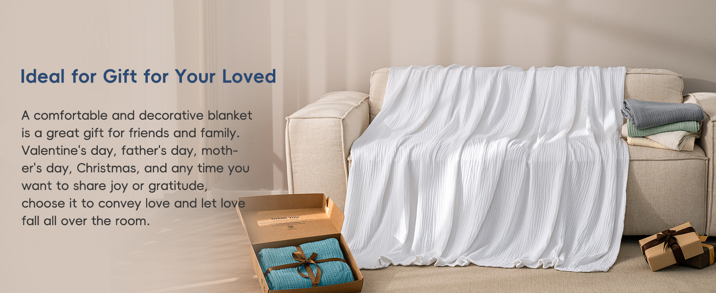 muslin cotton blanket