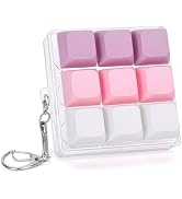 FunisFun 9-in-1 Mechanical Keyboard Clicker Keychain with Clicky Sound | Portable Sensory Stress ...