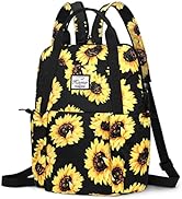 KAMO Women Fashion Backpack Purse Multi Pockets Original Print Daypack Casual Sling Bag for Women...