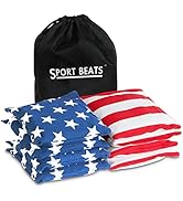 Cornhole Bags Set of 8 Regulation Weight & Size Includes Carry Case