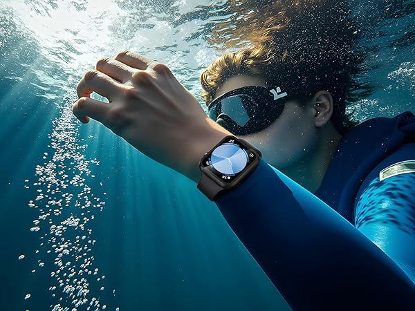 Waterproof Case for Apple Watch SE3/SE2/SE/S6/S5/S4 -P6-2