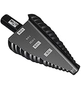 LABEAR 1/4 to 1-3/8 Inch HSS Step Drill Bit for Metal, Plastic, Wood, Aluminum, Heavy Duty Unibit...