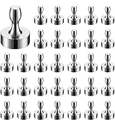 BTLIN Small Fridge Magnets Strong, Mini Metal Magnetic Push Pins for Kitchen Refrigerator Magneti...