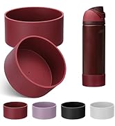 Mity rain 2PCS Silicone Boot for Owala Water Bottle 24 oz 32 oz, Anti-Slip Protective Sleeve Bott...