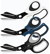 MEUUT 8 inches All Purpose Scissors Multipurpose Heavy Duty Shears, Forged Stainless Steel Utilit...