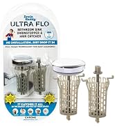 Drain Buddy Ultra Flo- 2 in 1 Bathroom Sink Stopper & Hair Catcher W/Patented Pull Clean Technolo...