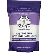 Doctor Butler’s Postpartum Soothing Bath Salts – Epsom Bath Salts for Women for Postpartum Recove...