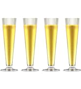 TOPZEA 4 Pack Tall Beer Glass, 13.5oz Bar Cocktail Glasses Old Fashioned Pilsner Craft Beer Mug, ...