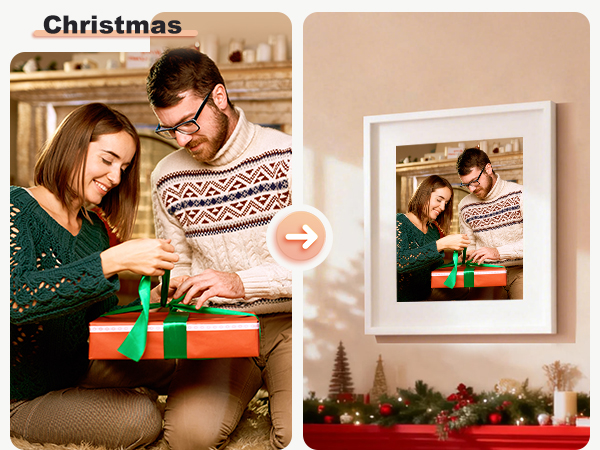 KINLINK Picture Frame is the best choice as a Christmas gift.