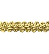 BEL AVENIR Braid Trim 1/2 inch 13.6 Yards French Gimp Basic Sewing Polyester DIY Crafts Costume H...