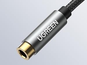 3.5mm computer female to dual 2 male earphone earbuds to pc laptop