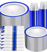 blue plates