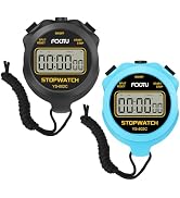 FCXJTU 2Pack Simple Basic Stopwatch Timer, Only Stopwatch Mode No Bells, No Clock, No Alarm, Pure...